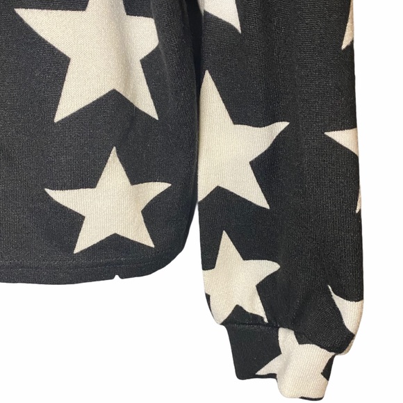 Shein Star Print Heather Knit Pullover - Picture 6 of 9